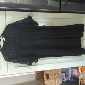 Black lace dress. Size 3x. JustFab. NWT.
